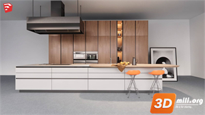 Kitchen island Skp Files